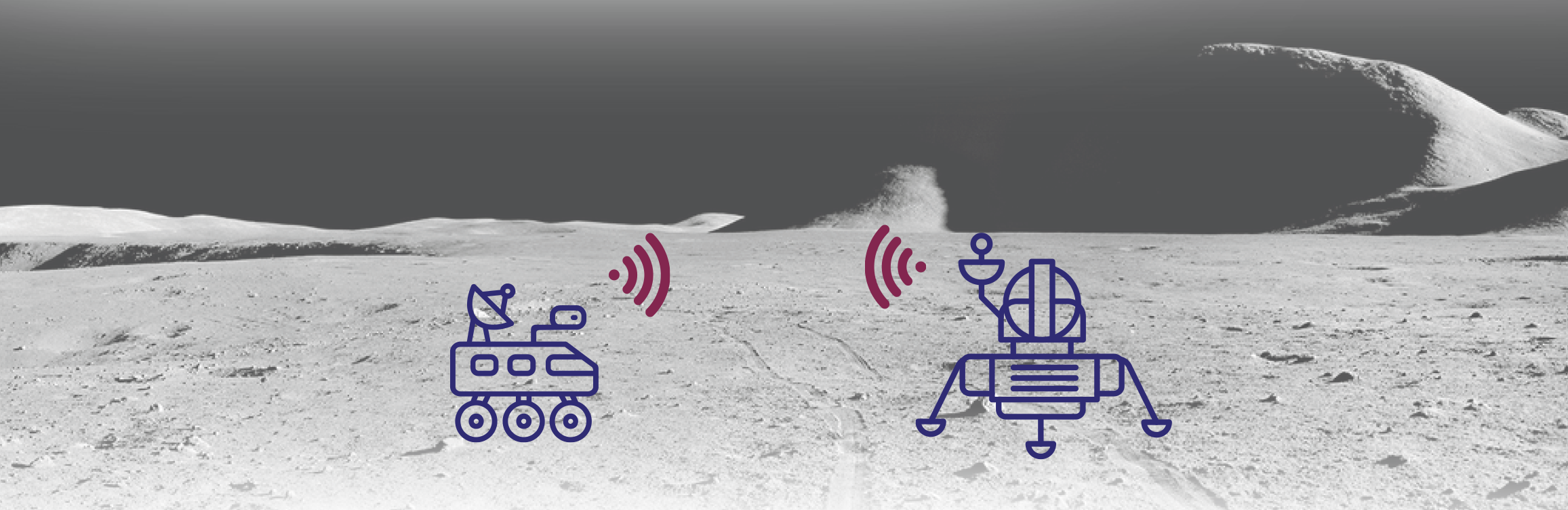 LUNAR RADIOS – CONNECTING SURFACE ASSETS WITH LINE OF SIGHT 